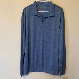 NWT SaddleBred Heathered Blue Pullover Size XXL